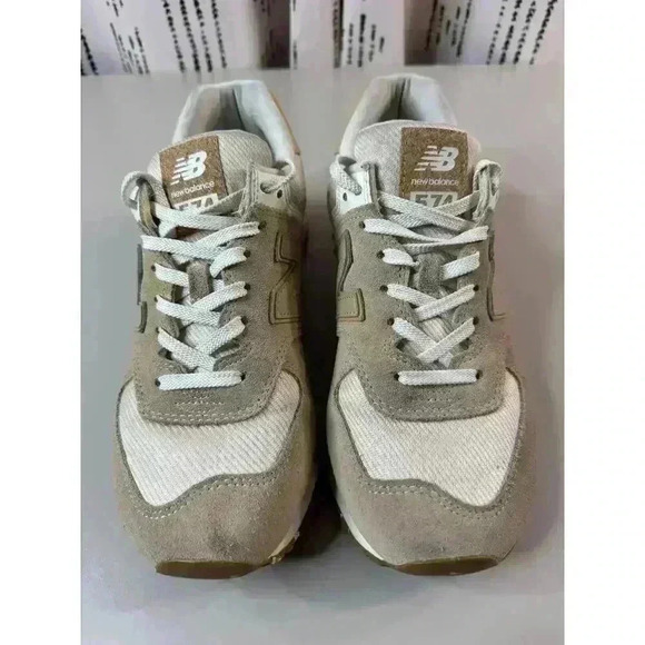 New Balance 574 Incense / Angora ML574AA2 Men’s Size 7.5 MFG 2021 Suede ENCAP - Picture 4 of 15